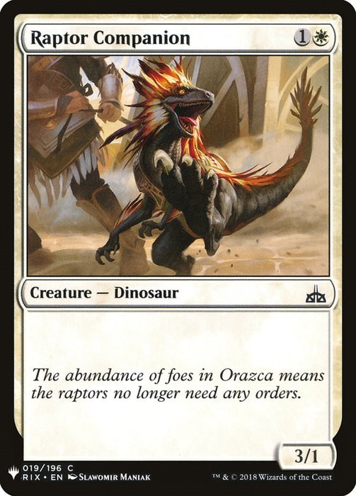 Raptor Companion [LIST - 19]