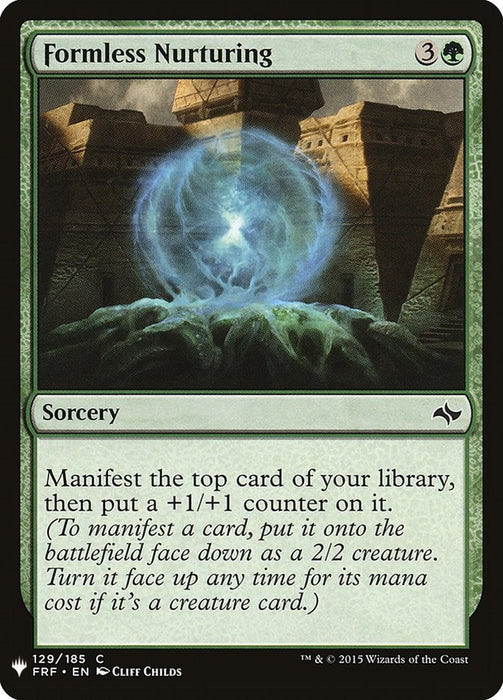 Formless Nurturing [LIST - 129]