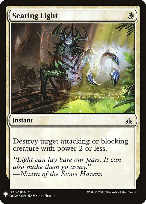 Searing Light [LIST - 33]