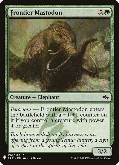 Frontier Mastodon [LIST - 130]