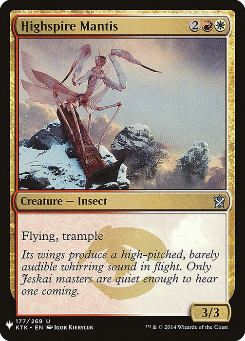 Highspire Mantis [LIST - 177]