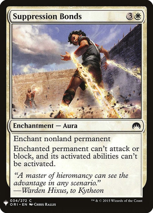 Suppression Bonds [LIST - 34]