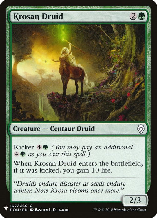 Krosan Druid [LIST - 167]