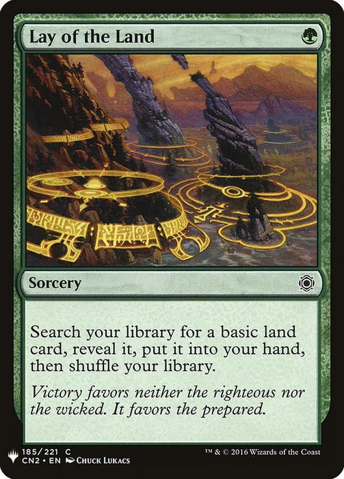 Lay of the Land [LIST - 185]
