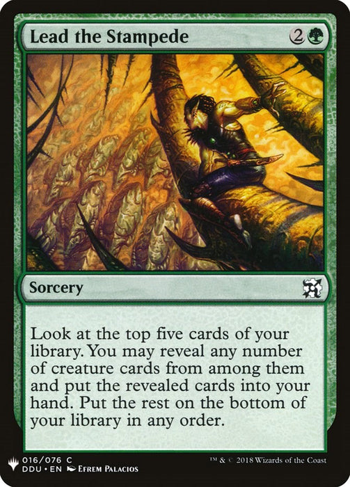 Lead the Stampede [LIST - 16]