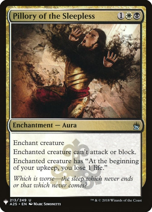 Pillory of the Sleepless [LIST - 213]