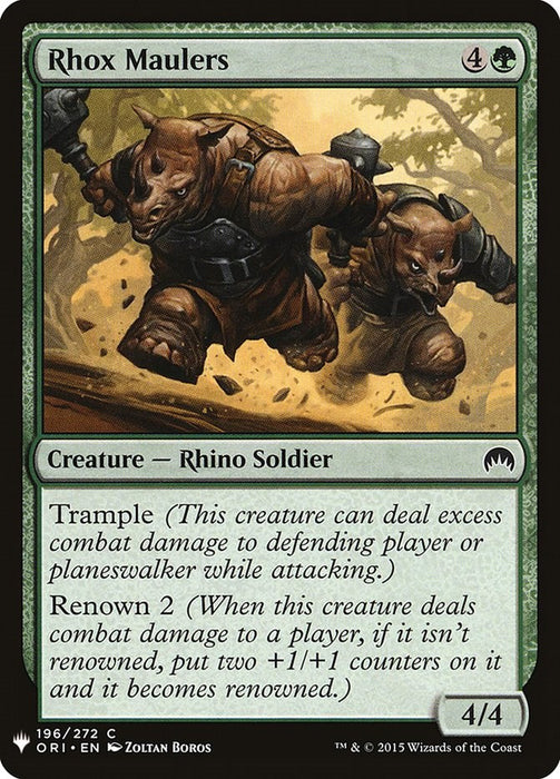 Rhox Maulers [LIST - 196]
