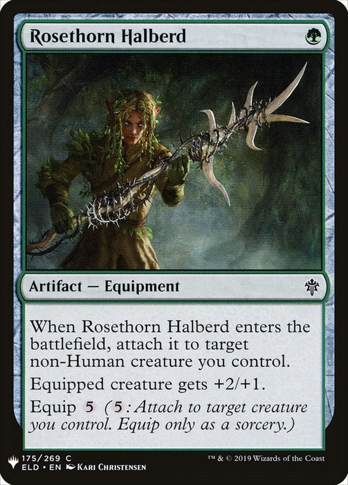 Rosethorn Halberd [LIST - 175]