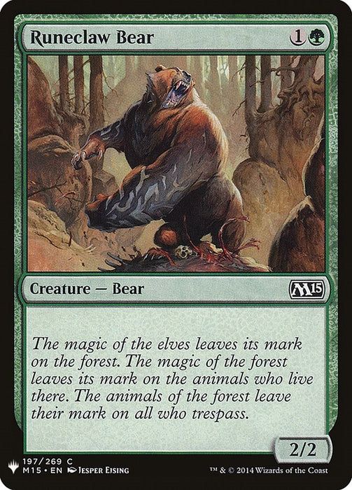 Runeclaw Bear [LIST - 197]