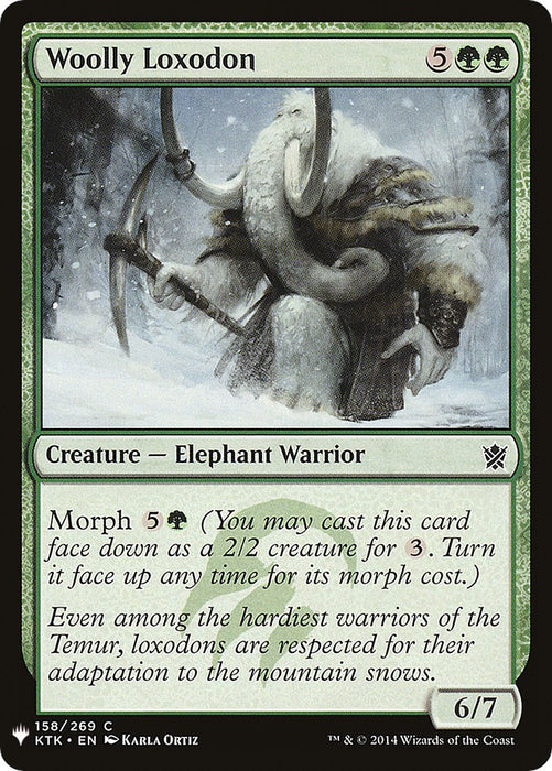 Woolly Loxodon [LIST - 158]