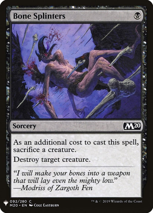 Bone Splinters [LIST - 92]