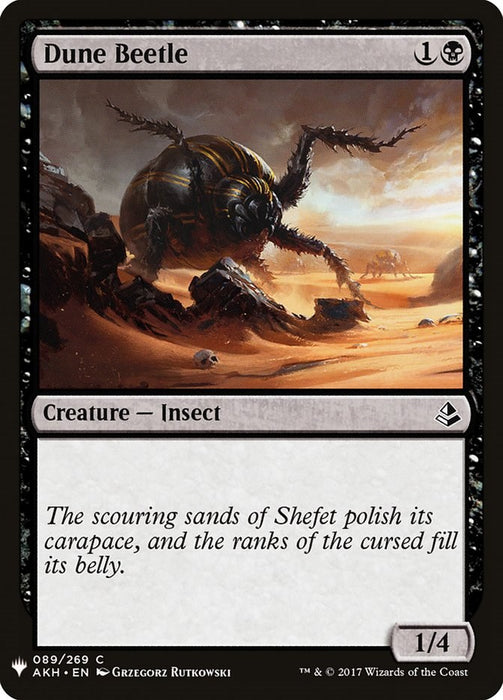 Dune Beetle [LIST - 89]