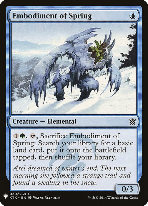 Embodiment of Spring [LIST - 39]