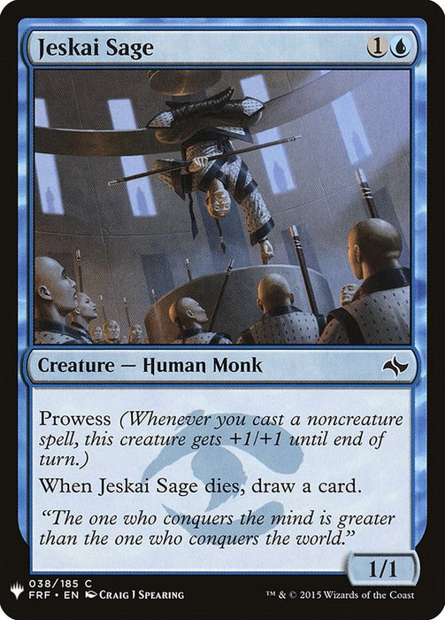 Jeskai Sage [LIST - 38]
