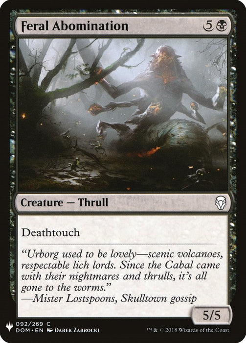 Feral Abomination [LIST - 92]