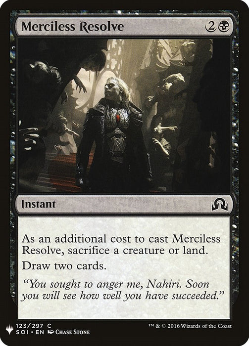 Merciless Resolve [LIST - 123]
