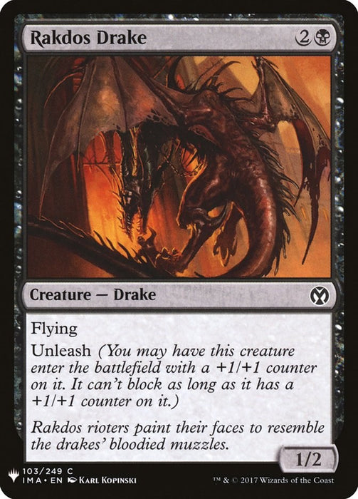 Rakdos Drake [LIST - 103]