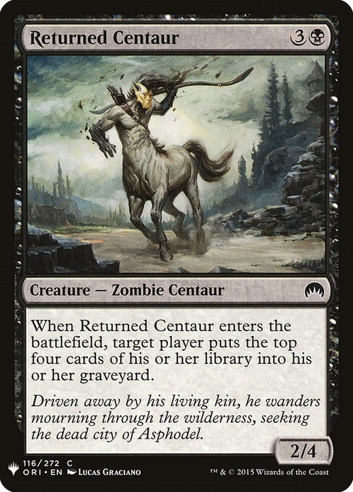 Returned Centaur [LIST - 116]