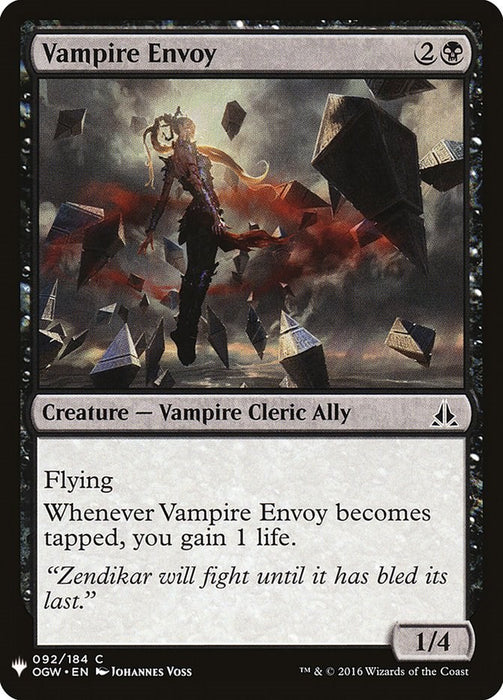 Vampire Envoy [LIST - 92]