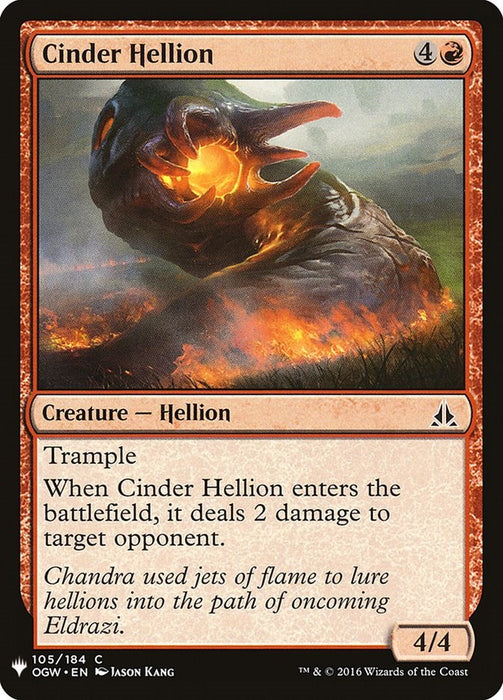 Cinder Hellion [LIST - 105]