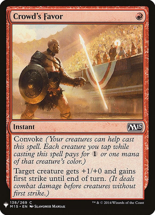 Crowd's Favor [LIST - 138]