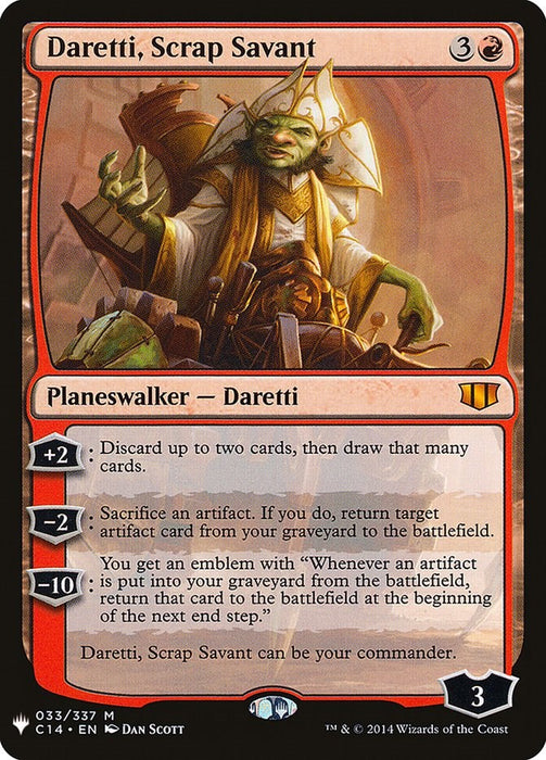 Daretti, Scrap Savant (C14) [LIST - 033/337]