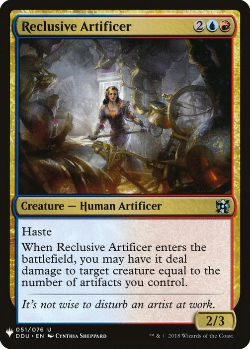 Reclusive Artificer [LIST - 51]