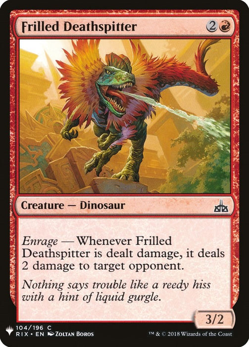 Frilled Deathspitter [LIST - 104]