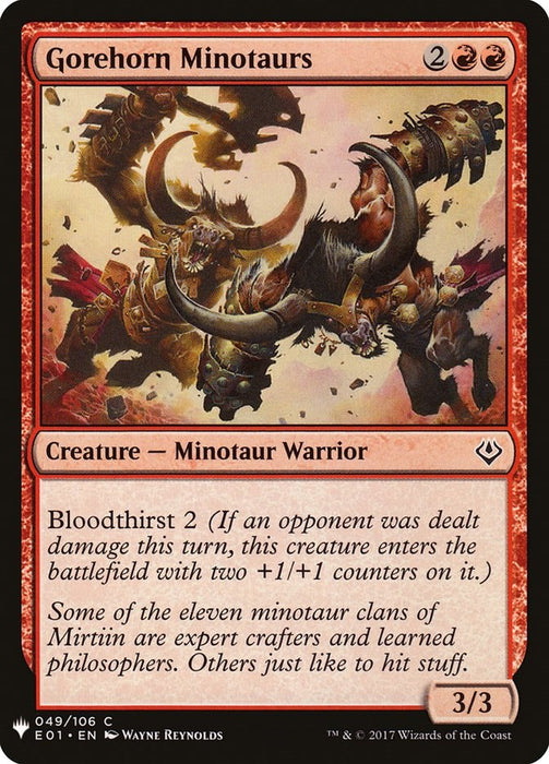 Gorehorn Minotaurs [LIST - 49]