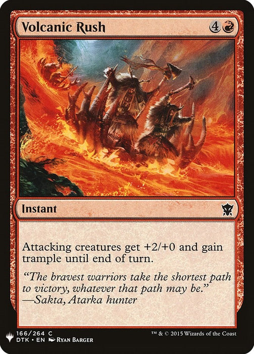 Volcanic Rush [LIST - 166]