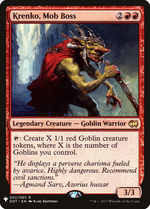 Krenko, Mob Boss [LIST - 52]