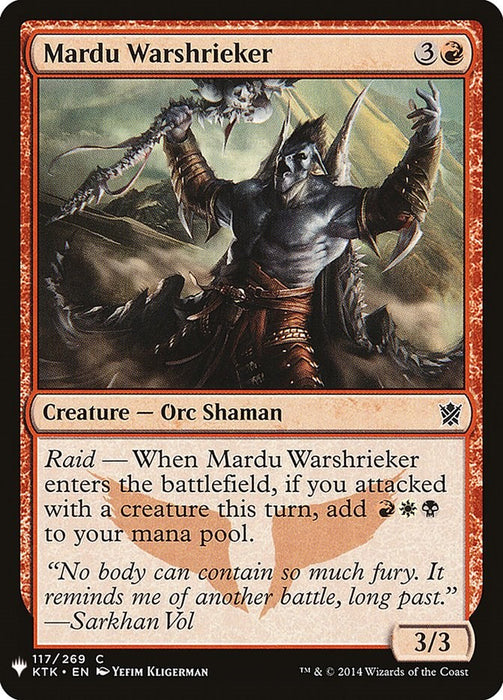 Mardu Warshrieker [LIST - 117]