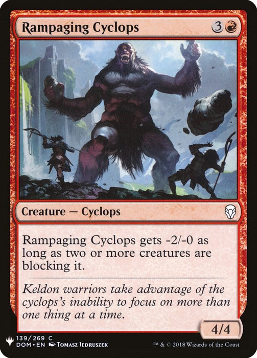 Rampaging Cyclops [LIST - 139]