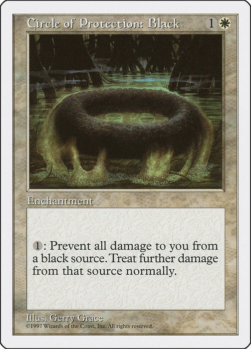 Circle of Protection: Black [5ED - N/A]