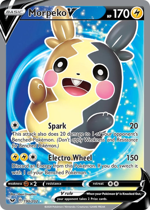 Morpeko V (Full Art) [SWSH01 - 190]