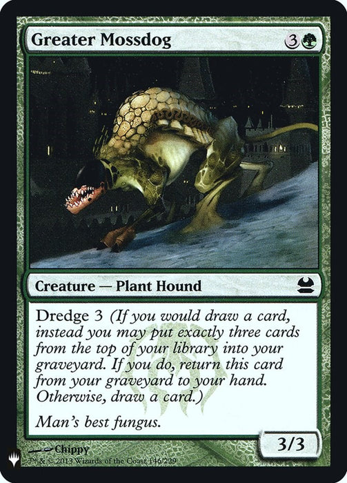 Greater Mossdog [LIST - 146]