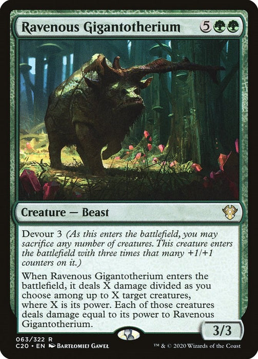 Ravenous Gigantotherium [C20 - 63]