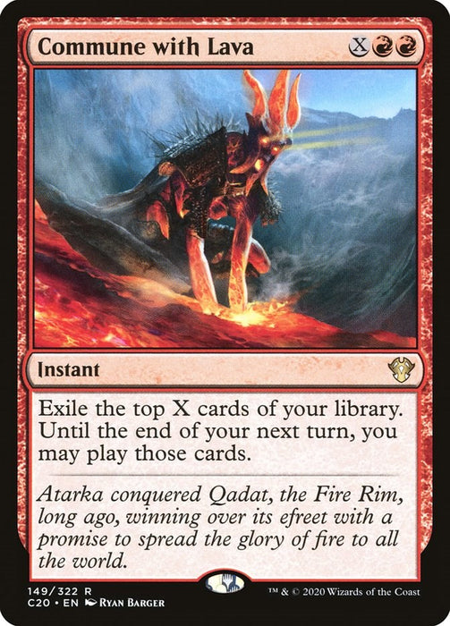 Commune with Lava [C20 - 149]