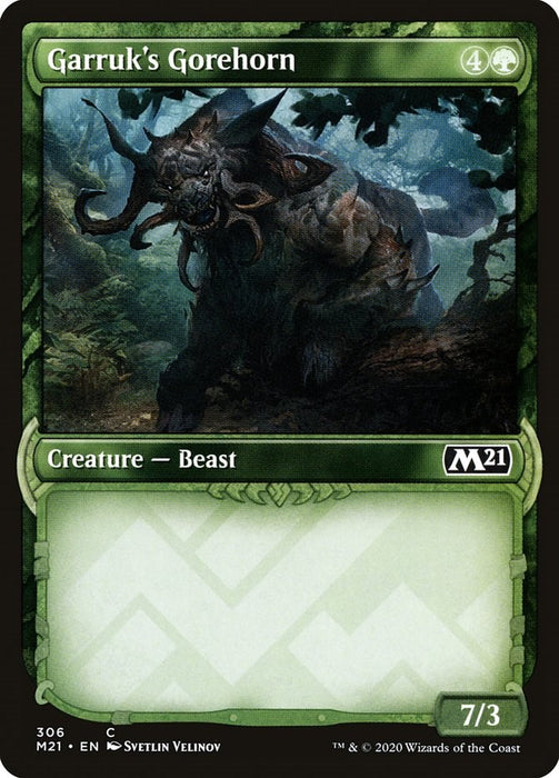Garruk's Gorehorn (Showcase) [M21 - 306]
