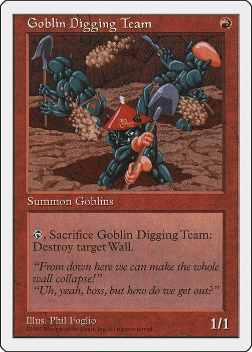 Goblin Digging Team [5ED - N/A]