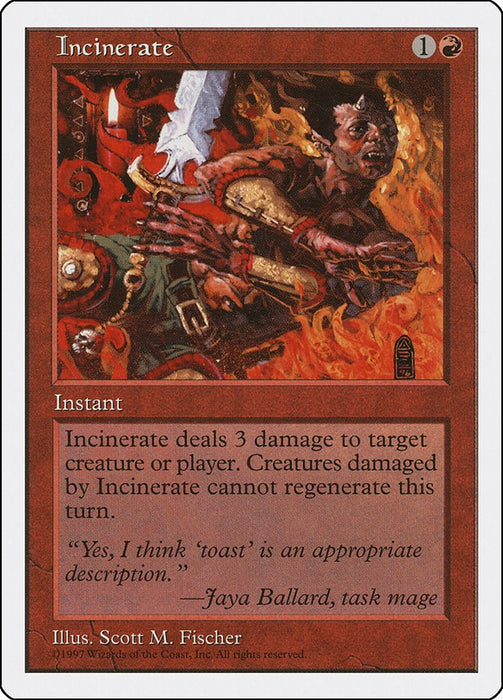 Incinerate [5ED - N/A]