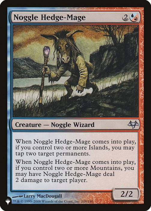 Noggle Hedge-Mage [LIST - 108]