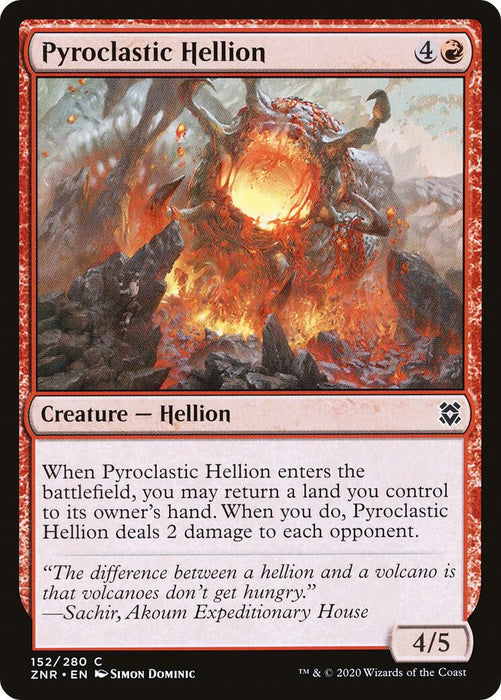 Pyroclastic Hellion [ZNR - 152]