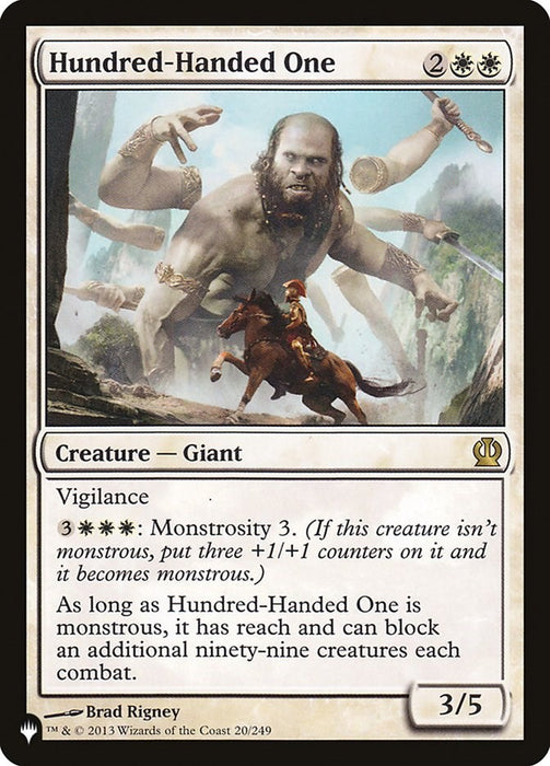 Hundred-Handed One [LIST - 20]