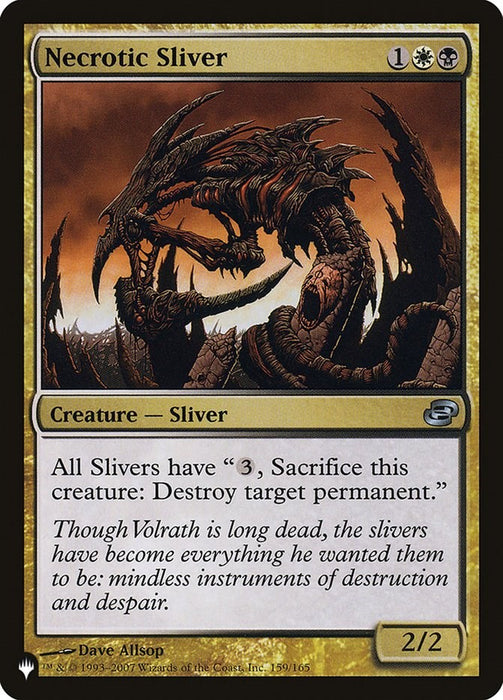 Necrotic Sliver [LIST - 159]