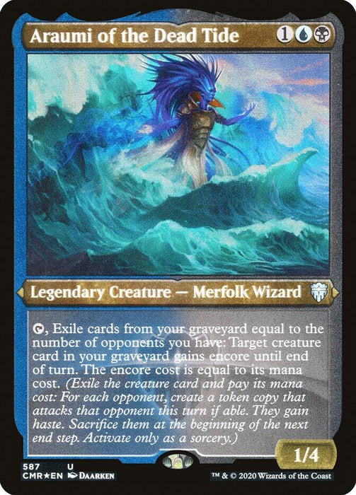 Araumi of the Dead Tide (Foil Etched) [CMR - 587]