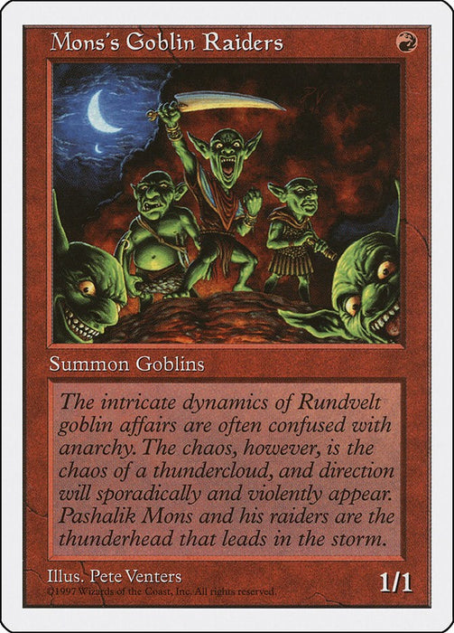 Mons's Goblin Raiders [5ED - N/A]