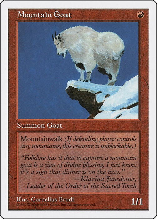 Mountain Goat [5ED - N/A]