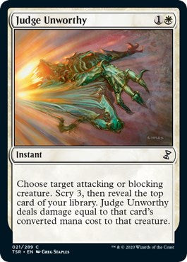 Judge Unworthy [TSR - 21]