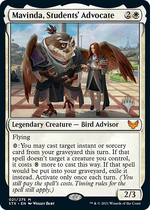 Mavinda, Students' Advocate